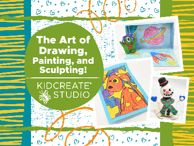 The Art of Drawing, Painting, and Sculpting! Summer Camp (4-10 Years)