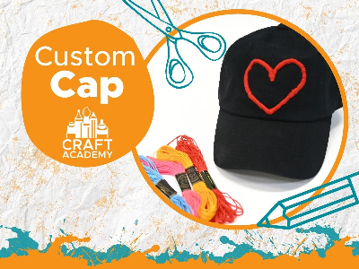 Kidcreate Studio - Eden Prairie. Custom Cap Workshop (12-16 Years)